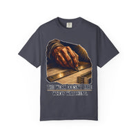 color:Navy | The Work Doesn't Care Who's Watching — Navy front view