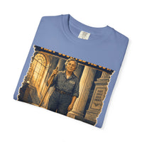 color:Washed Denim | They Counted Me Out. I Just Kept Showing Up — Washed Denim folded view