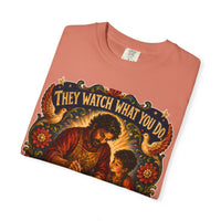 color:Terracotta | They Watch What You Do. Not What You Say — Terracotta folded view