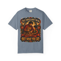 color:Blue Jean | They Watch What You Do. Not What You Say — Blue Jean front view