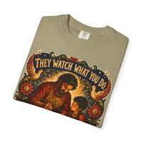 color:Khaki | They Watch What You Do. Not What You Say — Khaki folded view