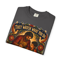 color:Graphite | They Watch What You Do. Not What You Say — Graphite folded view