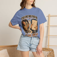 color:Washed Denim | This One Was Paid For — Washed Denim folded view