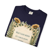 color:True Navy | What I Leave Behind Is a Person Who Knows How to Stand — True Navy folded view