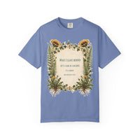 color:Washed Denim | What I Leave Behind Is a Person Who Knows How to Stand — Washed Denim front view