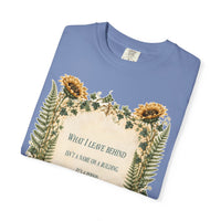 color:Washed Denim | What I Leave Behind Is a Person Who Knows How to Stand — Washed Denim folded view