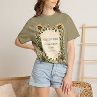 color:Khaki | What I Leave Behind Is a Person Who Knows How to Stand — Khaki lifestyle view