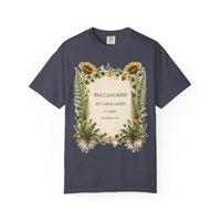 color:Navy | What I Leave Behind Is a Person Who Knows How to Stand — Navy front view