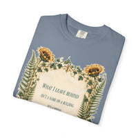color:Blue Jean | What I Leave Behind Is a Person Who Knows How to Stand — Blue Jean folded view