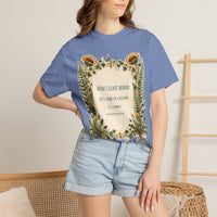 color:Washed Denim | What I Leave Behind Is a Person Who Knows How to Stand — Washed Denim lifestyle view
