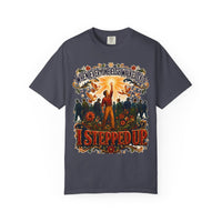 color:Navy | When Everyone Else Walked Out, I Stepped Up — Navy front view
