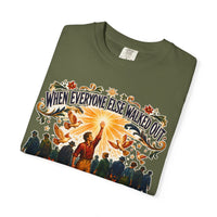 color:Hemp | When Everyone Else Walked Out, I Stepped Up — Hemp folded view