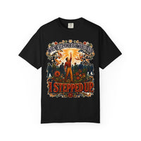 color:Black | When Everyone Else Walked Out, I Stepped Up — Black front view