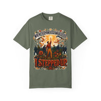 color:Moss | When Everyone Else Walked Out, I Stepped Up — Moss front view