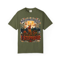 color:Hemp | When Everyone Else Walked Out, I Stepped Up — Hemp front view