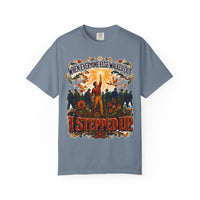 color:Blue Jean | When Everyone Else Walked Out, I Stepped Up — Blue Jean front view