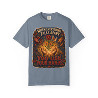 color:Blue Jean | When Everything Falls Apart, You Use Your Hands — Blue Jean front view
