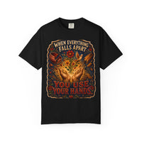 color:Black | When Everything Falls Apart, You Use Your Hands — Black front view