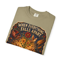 color:Khaki | When Everything Falls Apart, You Use Your Hands — Khaki folded view