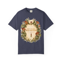 color:Denim | Whoever Finds This, Build Something — Denim front view