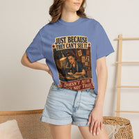 color:Washed Denim | Just Because They Can't See It — Washed Denim lifestyle view