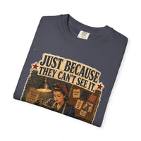 color:Navy | Just Because They Can't See It — Navy folded view