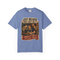 color:Washed Denim | Just Because They Can't See It — Washed Denim front view