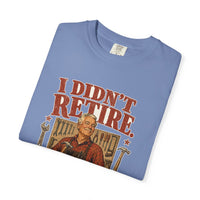 color:Washed Denim | I Didn't Retire — Washed Denim folded view