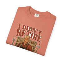 color:Terracotta | I Didn't Retire — Terracotta folded view