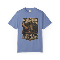 color:Washed Denim | A Machine Can't Leave — Washed Denim front view