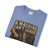 color:Washed Denim | A Machine Can't Leave — Washed Denim lifestyle view