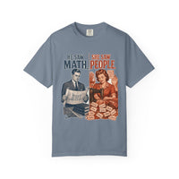 Blue Jean colorway — He Saw Math, She Saw People heritage tee