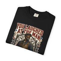 color:Black | You Laughed at the Man Who Built the Walls — Black folded view