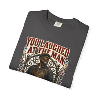 color:Graphite | You Laughed at the Man Who Built the Walls — Graphite folded view